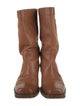 Isabel Marant Leather Moto Boots