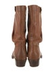 Isabel Marant Leather Moto Boots