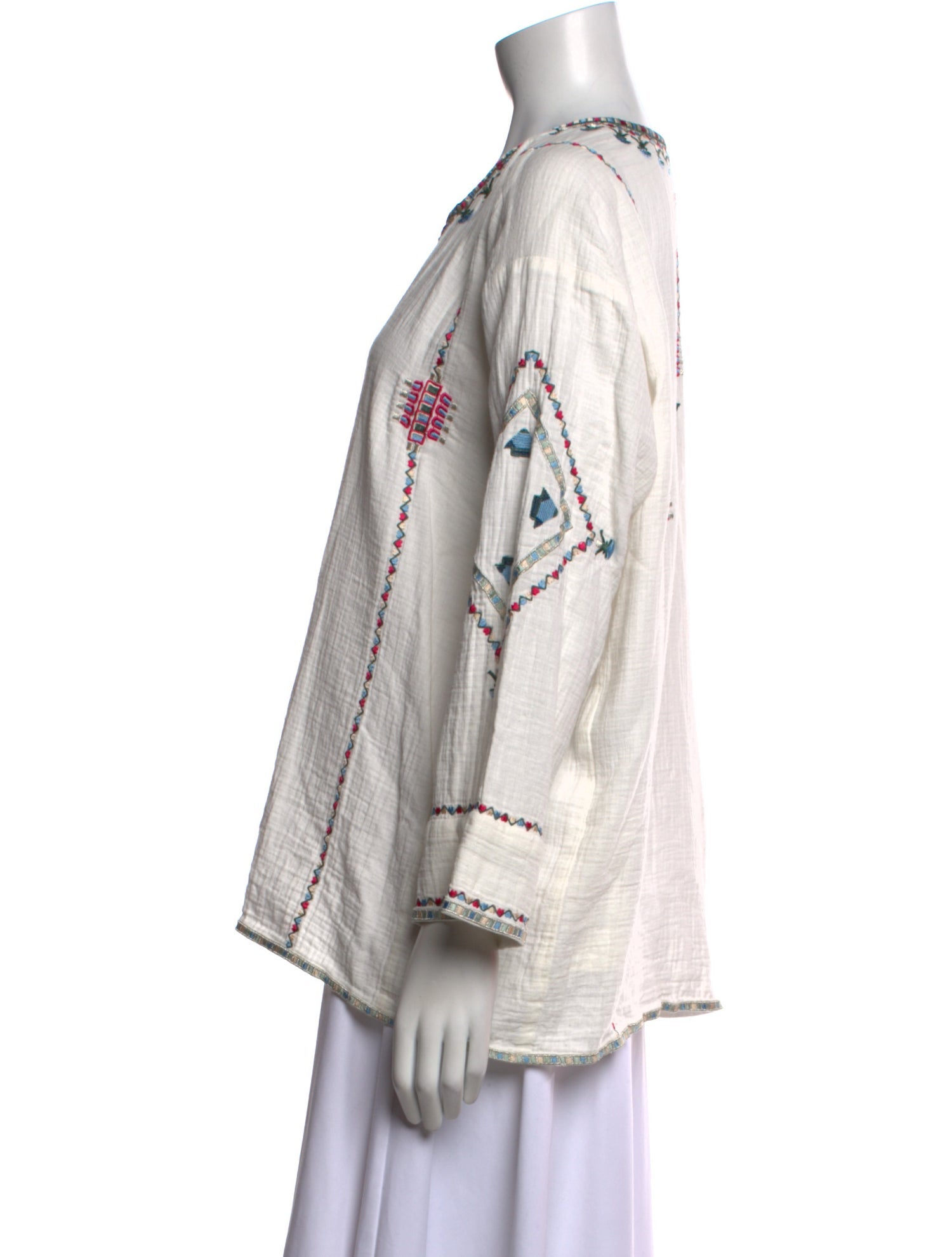 Isabel Marant Printed V-Neck Tunic