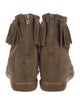 Isabel Marant Suede Tassel Accents Chelsea Boots