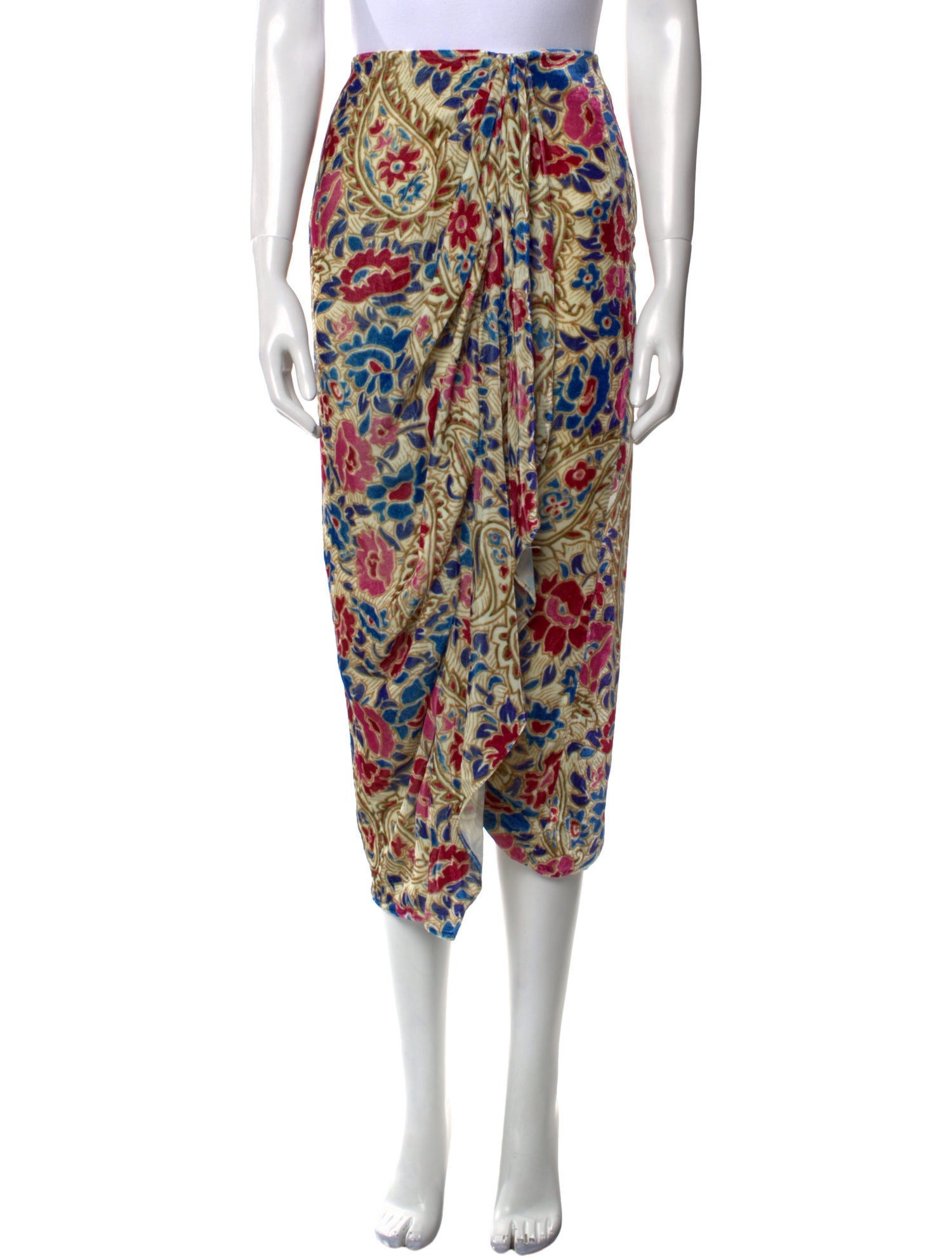Isabel Marant Printed Midi Length Skirt