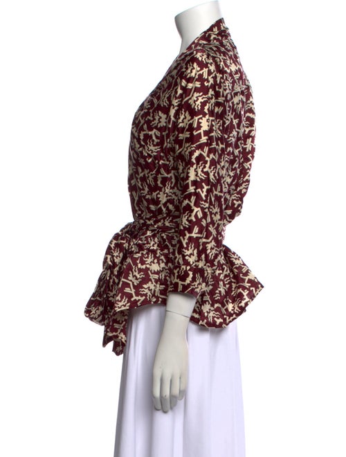 Isabel Marant Printed V-Neck Top