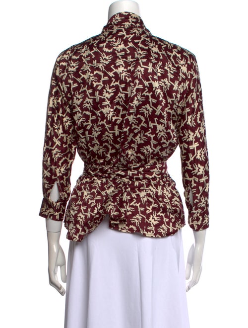 Isabel Marant Printed V-Neck Top