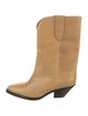 Isabel Marant Leather Western Boots