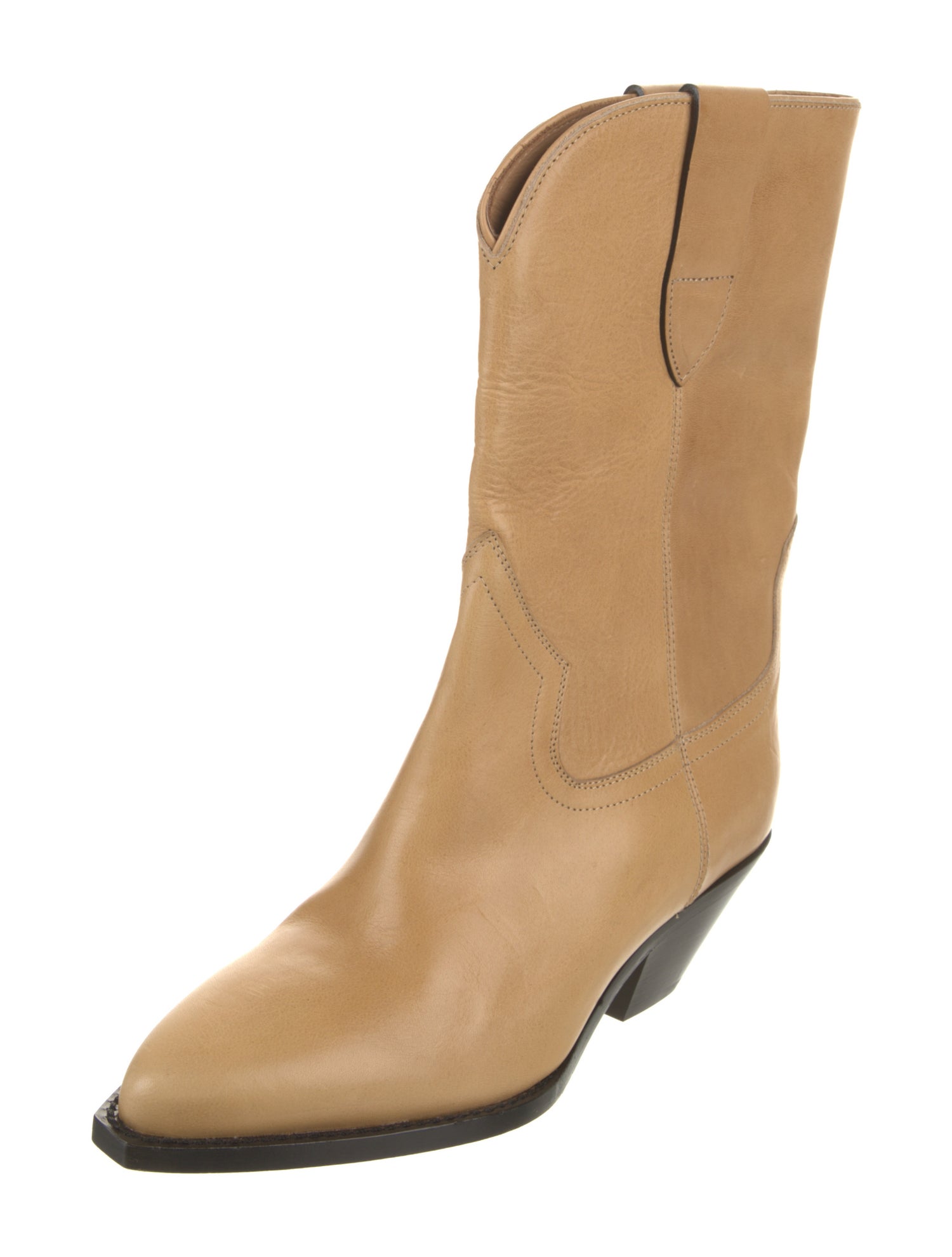 Isabel Marant Leather Western Boots