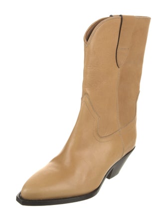 Isabel Marant Leather Western Boots