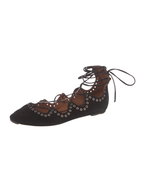 Isabel Marant Suede Studded Accents Ballet Flats