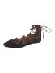 Isabel Marant Suede Studded Accents Ballet Flats