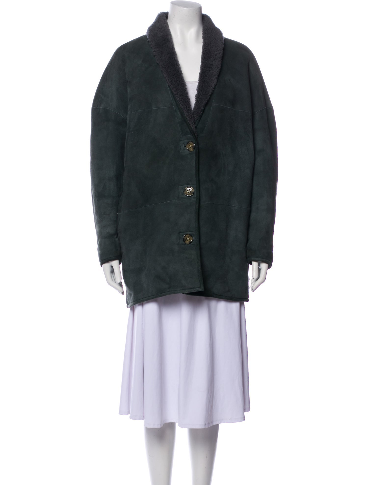 Étoile Isabel Marant Suede Fur Jacket