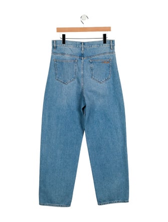 Isabel Marant High-Rise Straight Leg Jeans