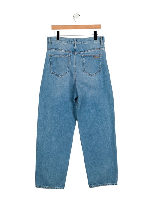 Isabel Marant High-Rise Straight Leg Jeans