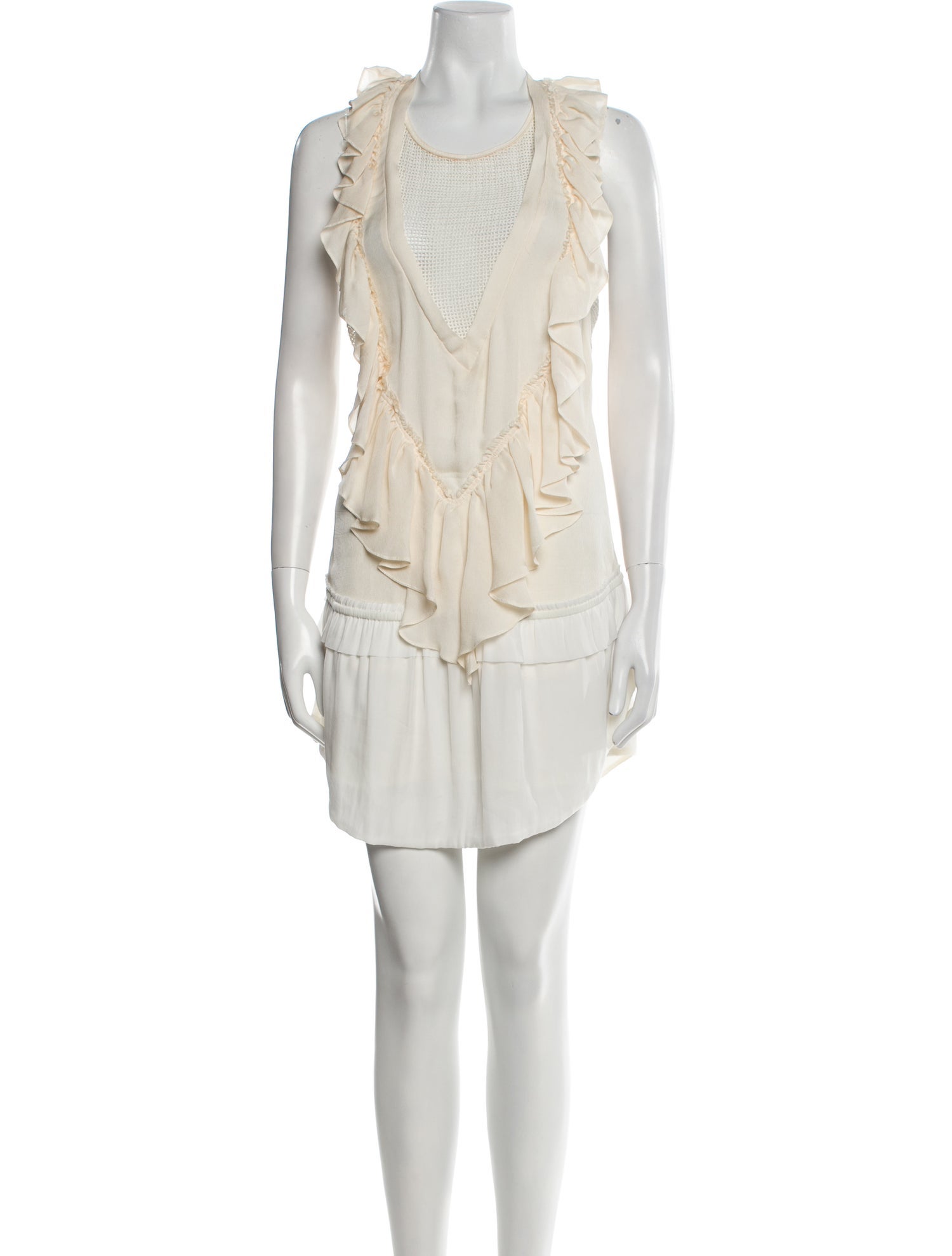 Isabel Marant Scoop Neck Mini Dress