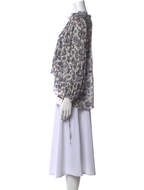 Isabel Marant Silk Floral Print Blouse