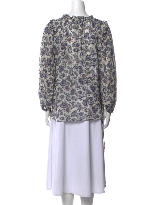 Isabel Marant Silk Floral Print Blouse