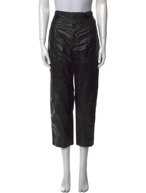 Isabel Marant Faux Leather Straight Leg Pants