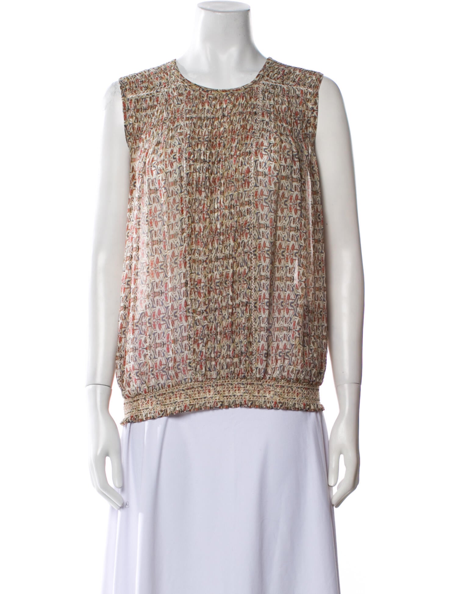 Isabel Marant Silk Printed Top