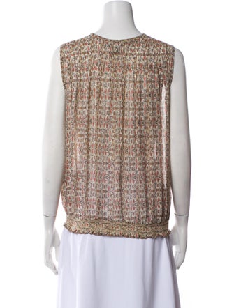 Isabel Marant Silk Printed Top