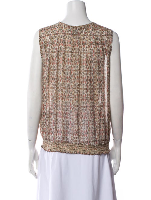 Isabel Marant Silk Printed Top