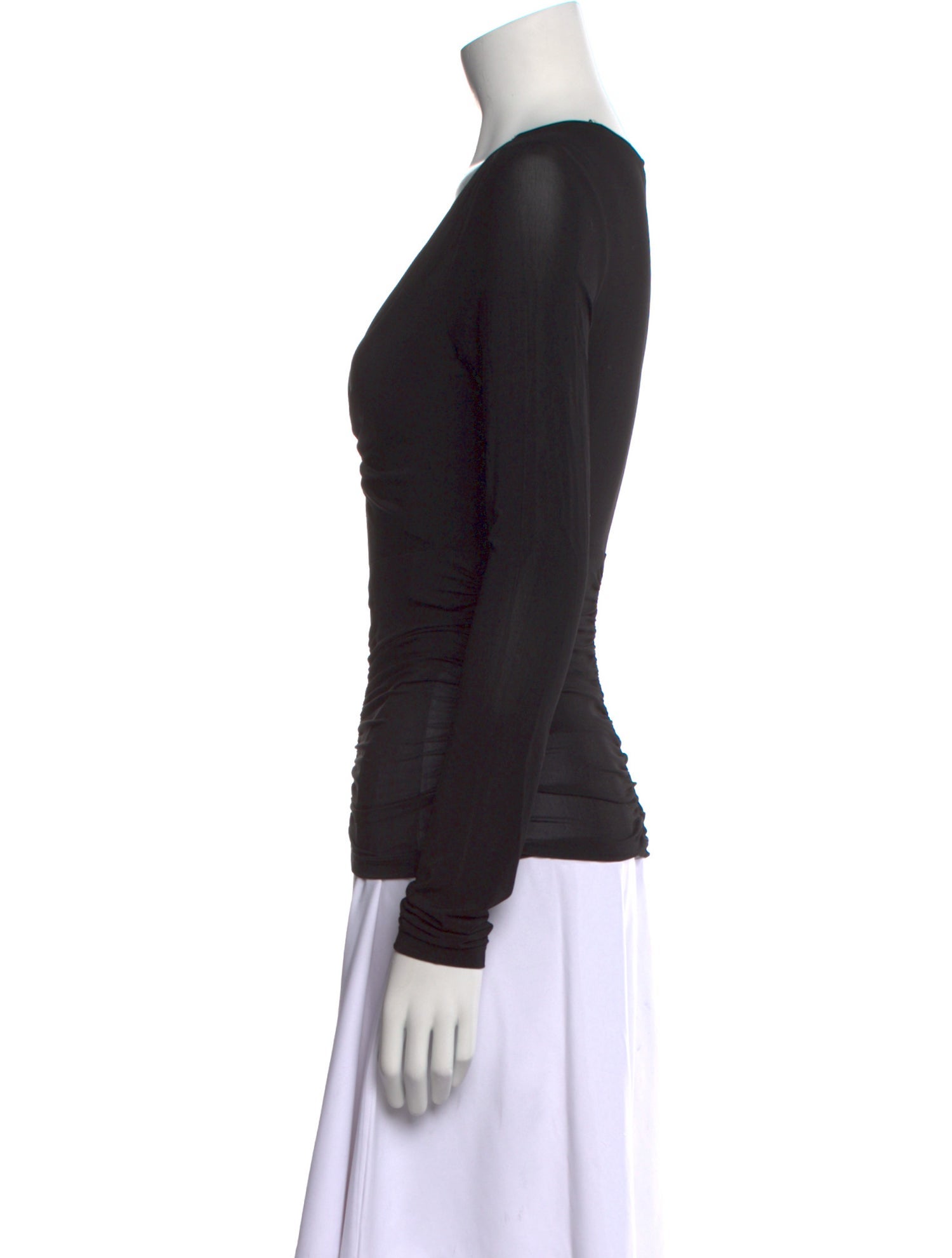 Isabel Marant V-Neck Long Sleeve Top