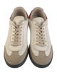 Isabel Marant Leather Colorblock Pattern Sneakers