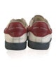 Isabel Marant Leather Colorblock Pattern Sneakers