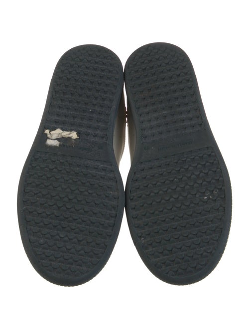 Isabel Marant Leather Colorblock Pattern Sneakers