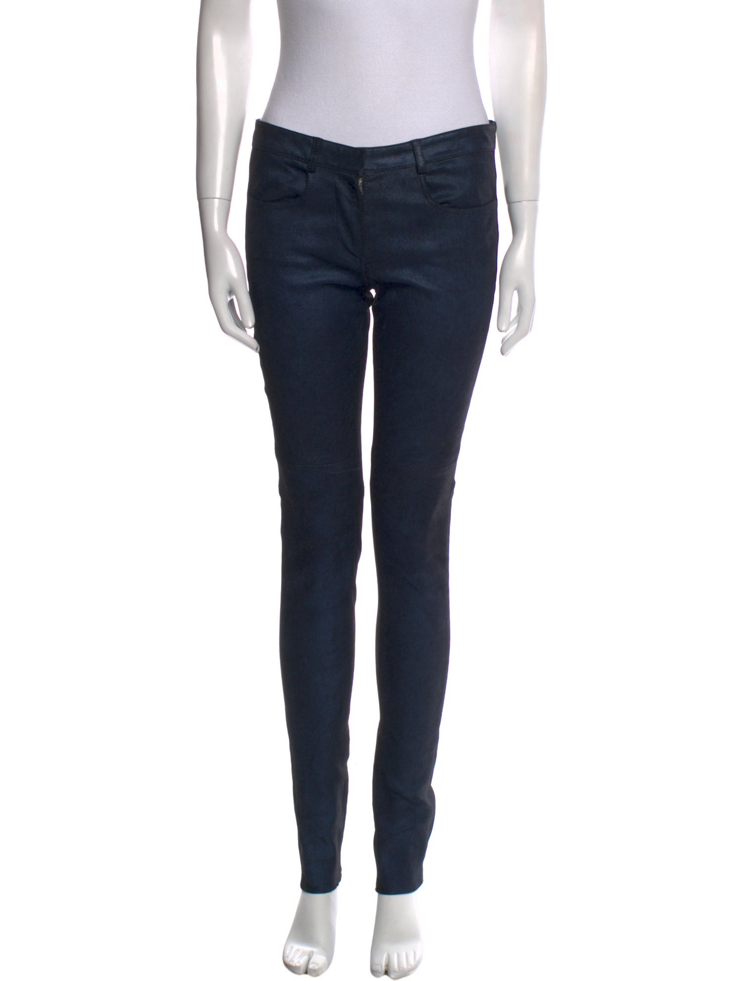 Isabel Marant Lambskin Skinny Leg Pants
