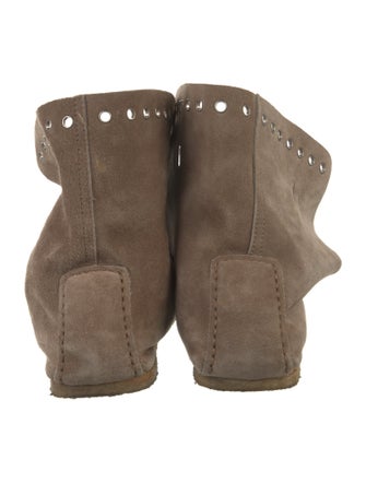 Isabel Marant Suede Studded Accents Boots