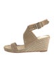 Isabel Marant Suede Eyelet Trim Espadrilles