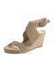Isabel Marant Suede Eyelet Trim Espadrilles