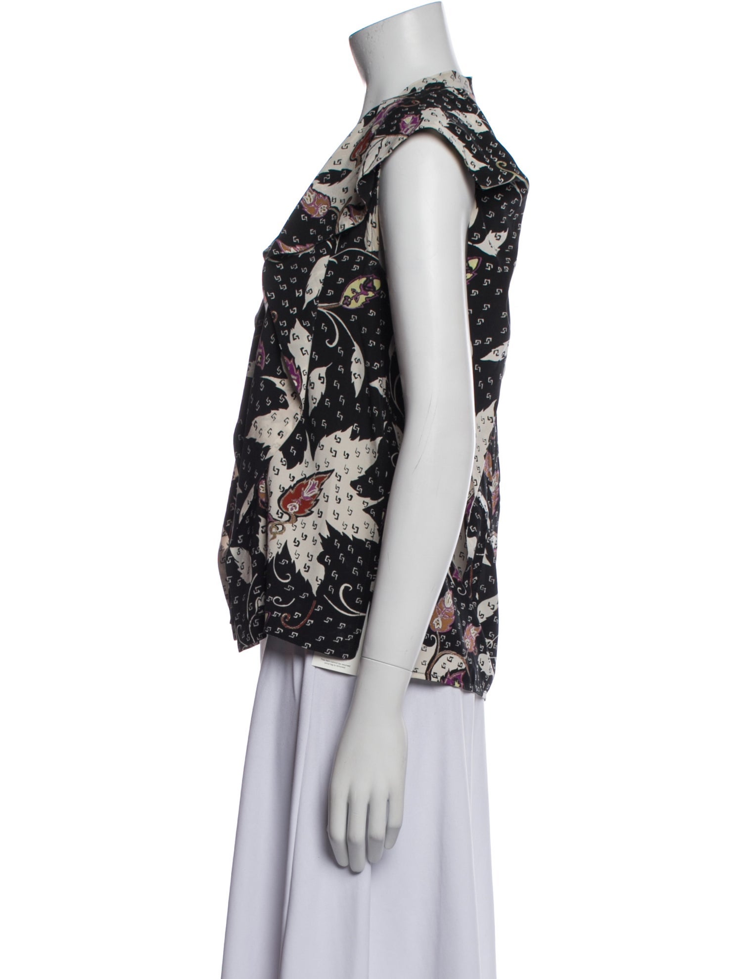 Isabel Marant Silk Floral Print Blouse