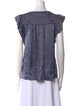 Isabel Marant Silk Scoop Neck Blouse