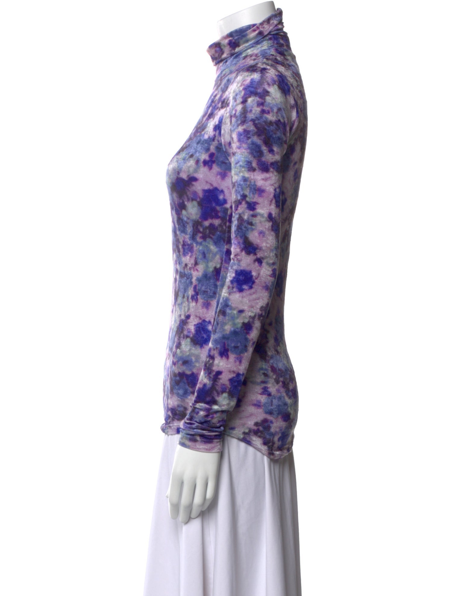 Isabel Marant Tie-Dye Print Turtleneck Sweatshirt