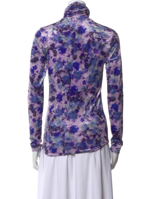 Isabel Marant Tie-Dye Print Turtleneck Sweatshirt