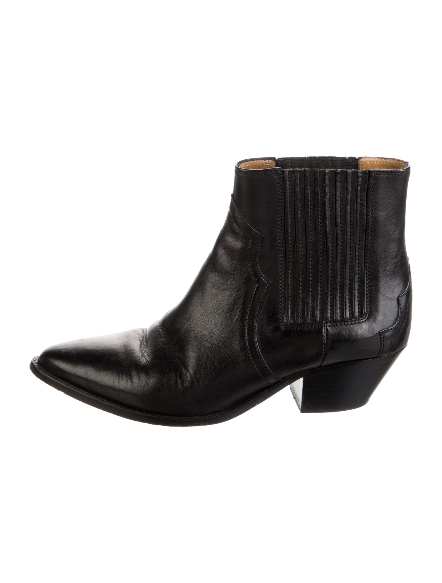 Isabel Marant Leather Western Boots