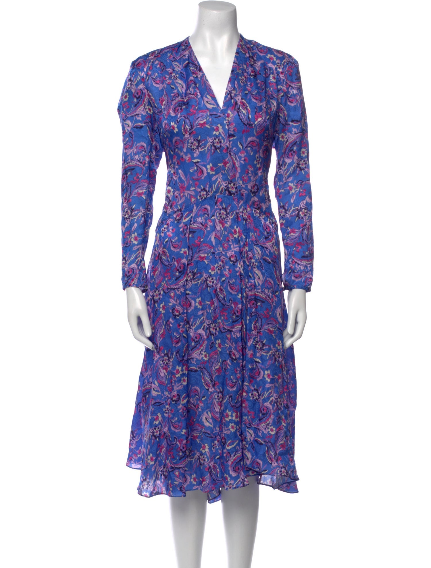 Isabel Marant Floral Print Midi Length Dress w/ Tags