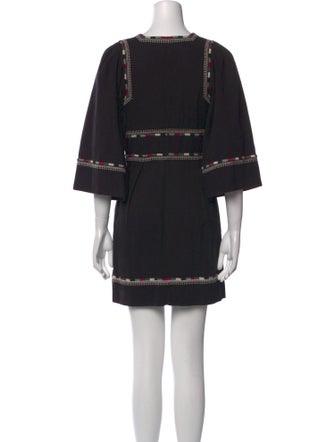 Isabel Marant Scoop Neck Mini Dress