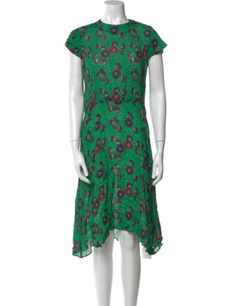 Isabel Marant Floral Print Knee-Length Dress