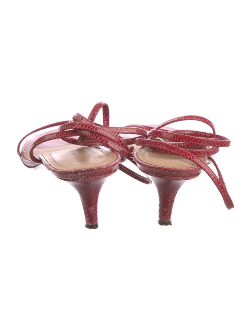 Isabel Marant Snakeskin Animal Print Sandals