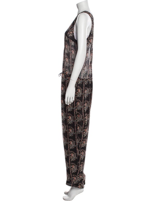 Isabel Marant Silk Printed Jumpsuit