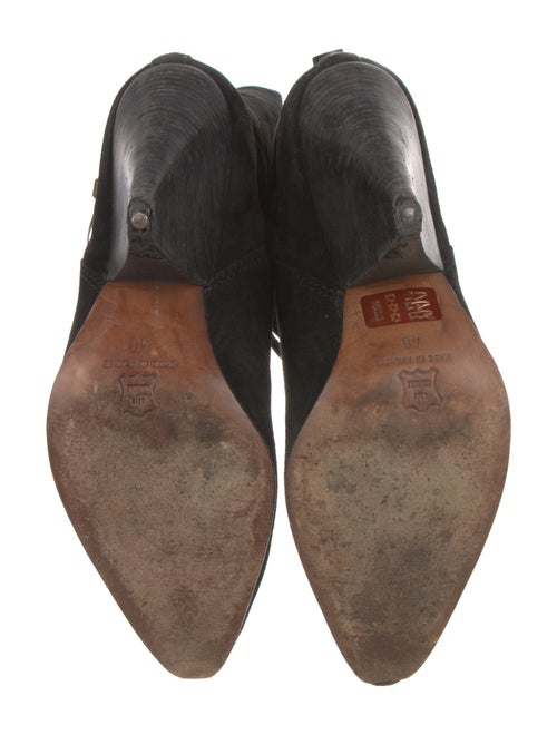 Isabel Marant Suede Colorblock Pattern Boots