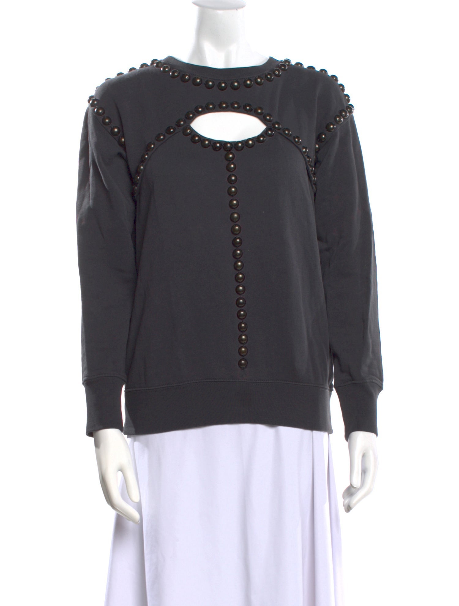 Isabel Marant Bateau Neckline Long Sleeve Sweatshirt