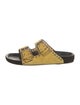 Isabel Marant Suede Studded Accents Slides