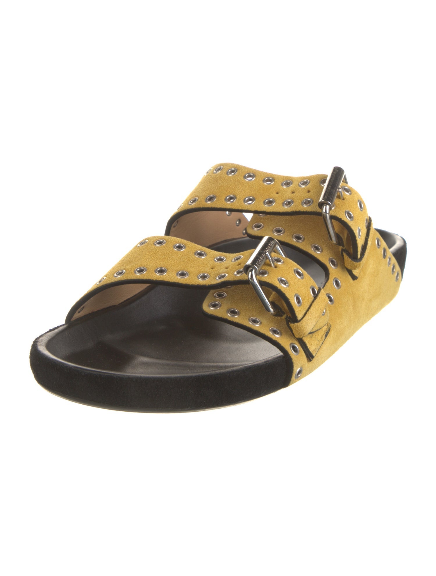 Isabel Marant Suede Studded Accents Slides