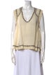 Isabel Marant Silk V-Neck Top