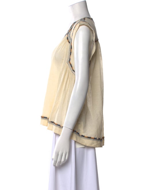 Isabel Marant Silk V-Neck Top