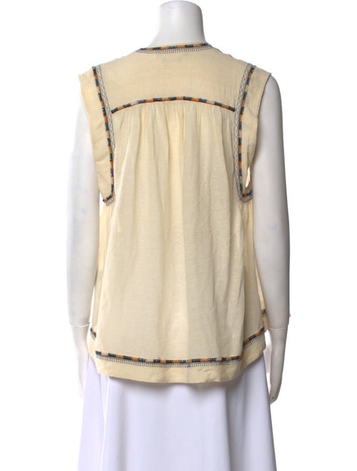Isabel Marant Silk V-Neck Top
