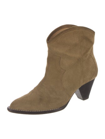 Isabel Marant Suede Western Boots