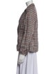 Isabel Marant Linen Plaid Print Blazer