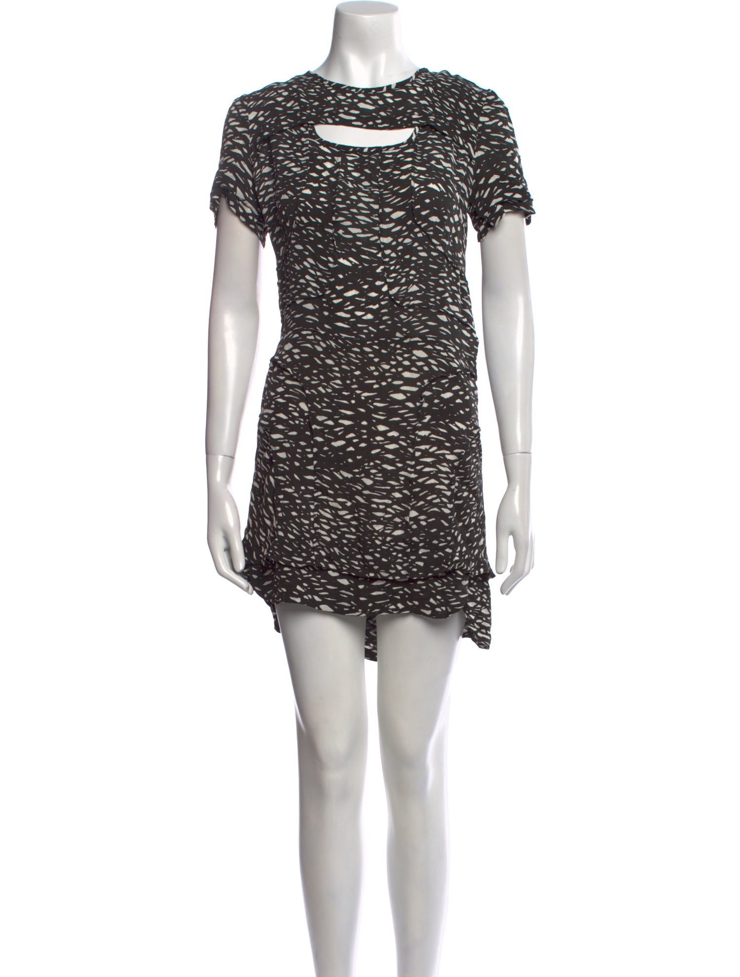 Isabel Marant Bateau Neckline Mini Dress